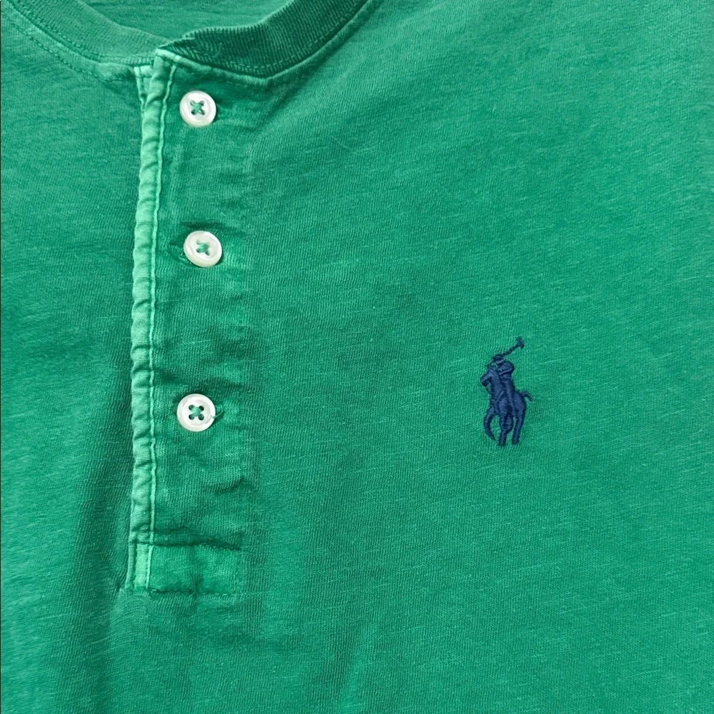 Polo by Ralph Lauren Classic Green Henley shirt
